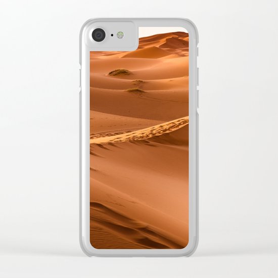 Desert landscape. Sahara Clear iPhone Case