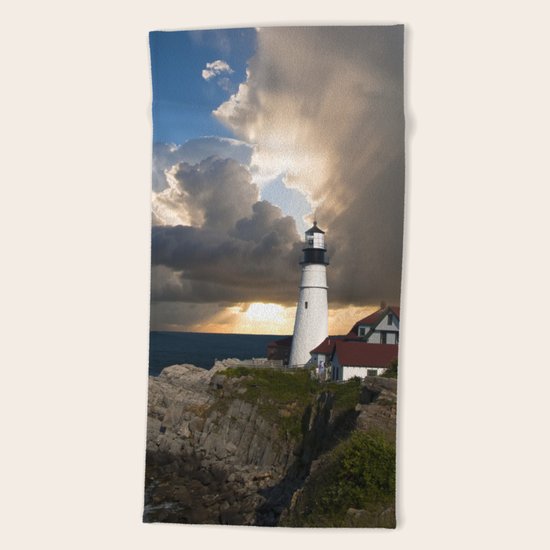Lighthouse Beach Towel