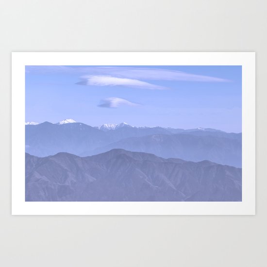 Blue Mountains Art Print