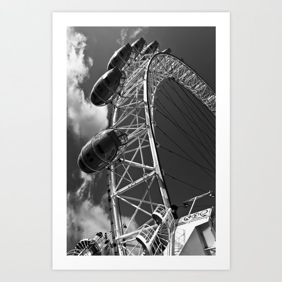 The London Eye Art Print