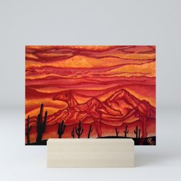 Camelback Mountain Phoenix, AZ Mini Art Print