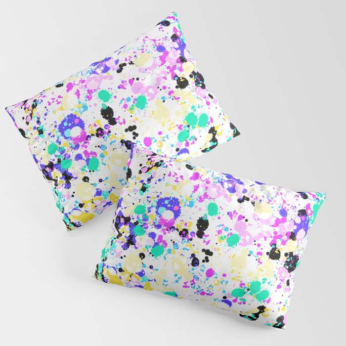 Abstract,splash pattern Pillow Sham