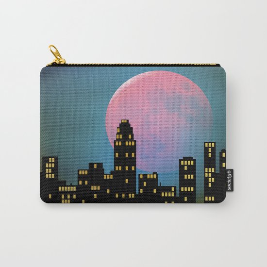 Super Moon over the City Carry-All Pouch