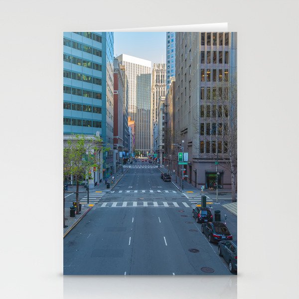 Empty Downtown  Stationery Cards