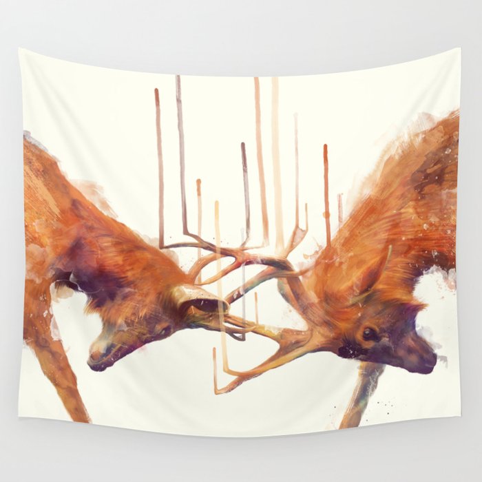 Stags // Strong Wall Tapestry