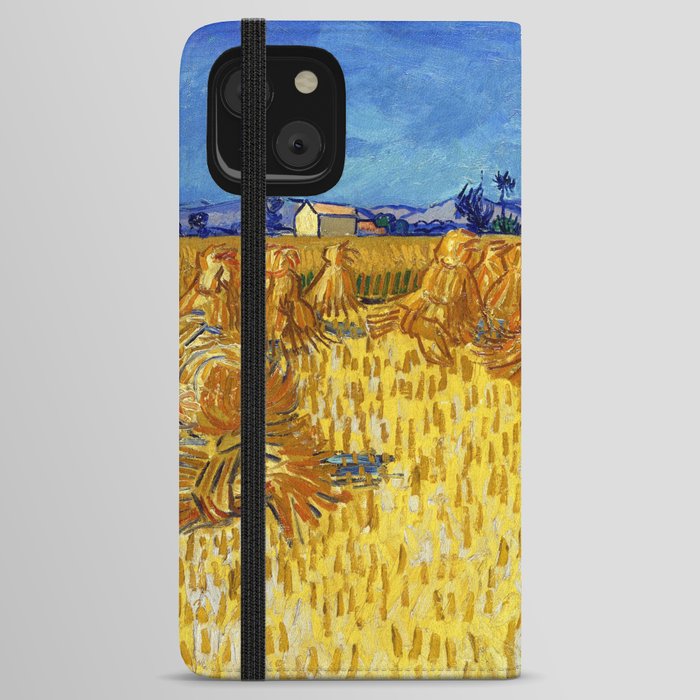Vincent van Gogh "Corn Harvest in Provence" iPhone Wallet Case