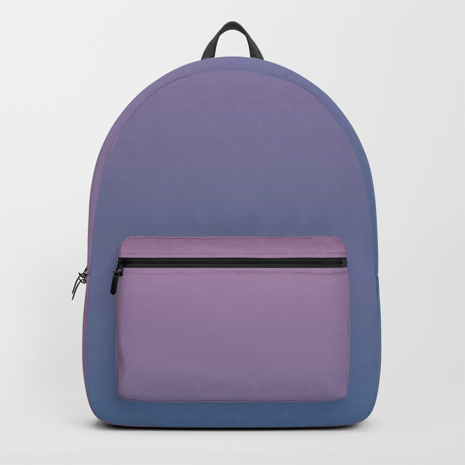 pink purple and blue backpack