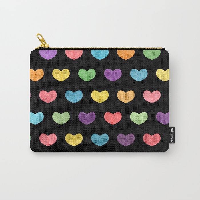 Colorful hearts II Carry-All Pouch