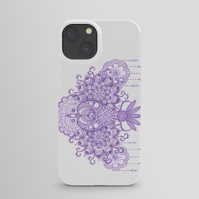 Purple Mandala iPhone Case