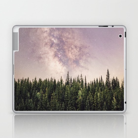 Night Sky Forest Laptop & iPad Skin