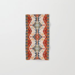 Kilim Kaleidoscope: Heritage Oriental Bohemian Moroccan Art Hand & Bath Towel