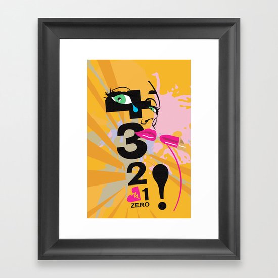 Tears of a Clown Framed Art Print