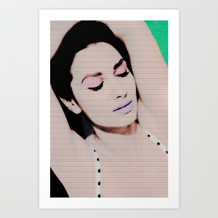 Pop art nude Art Print by wanda.thalitha | Society6