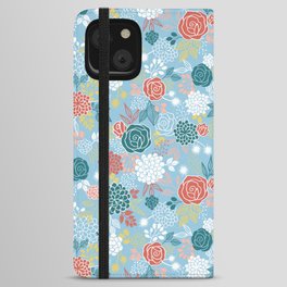 Summer Floral iPhone Wallet Case