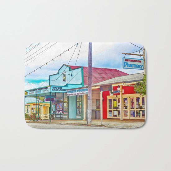 Welcoming village shop Bath Mat