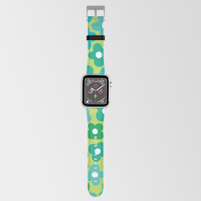 Lime Flower Power Apple Watch Band