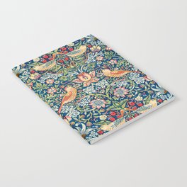 Strawberry Thief by William Morris Notebook