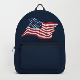 American Pride USA Flag Waving Backpack