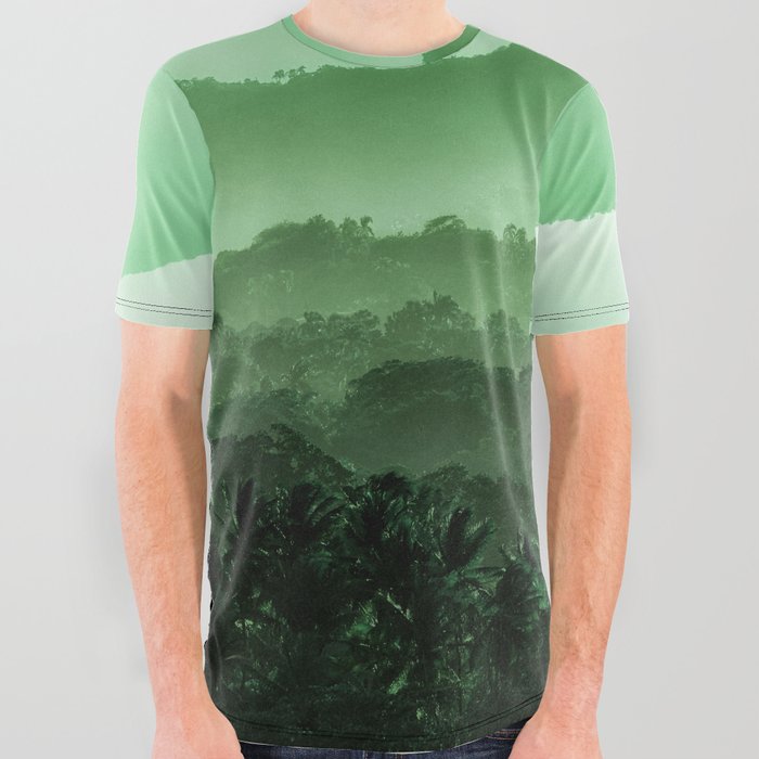 Tropical Mountain 4 All Over Graphic Tee