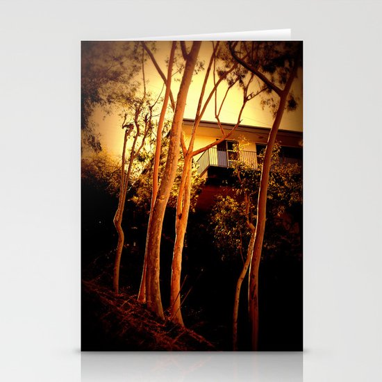 sunset mystery Stationery Cards