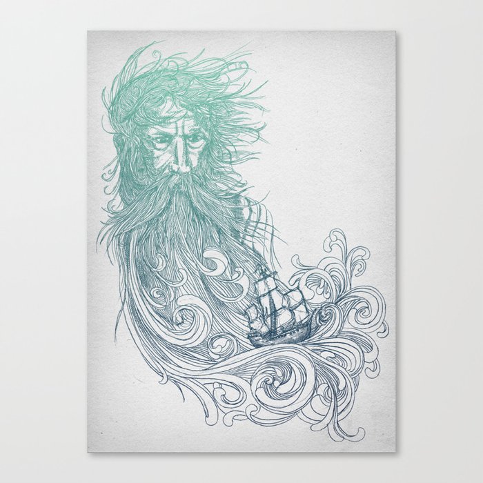 Sea Beard Canvas Print