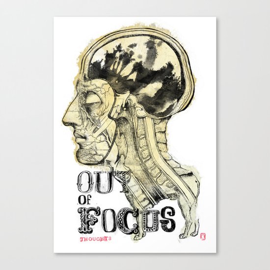 Out of Focus Thoughts Canvas Print