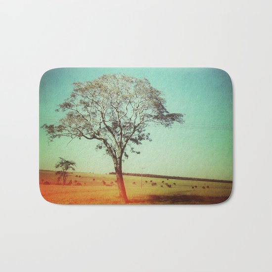 Light Tree Bath Mat