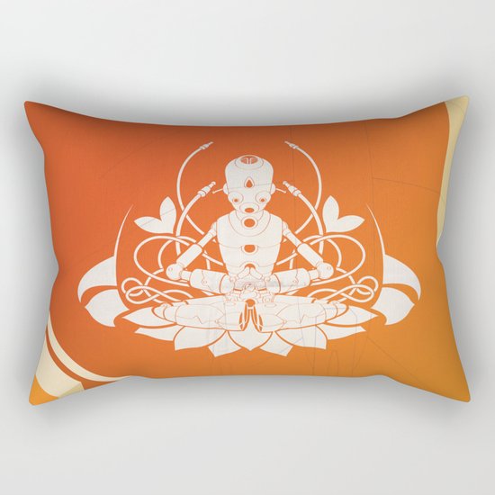 Opening the higher state of consciousness Rectangular Pillow