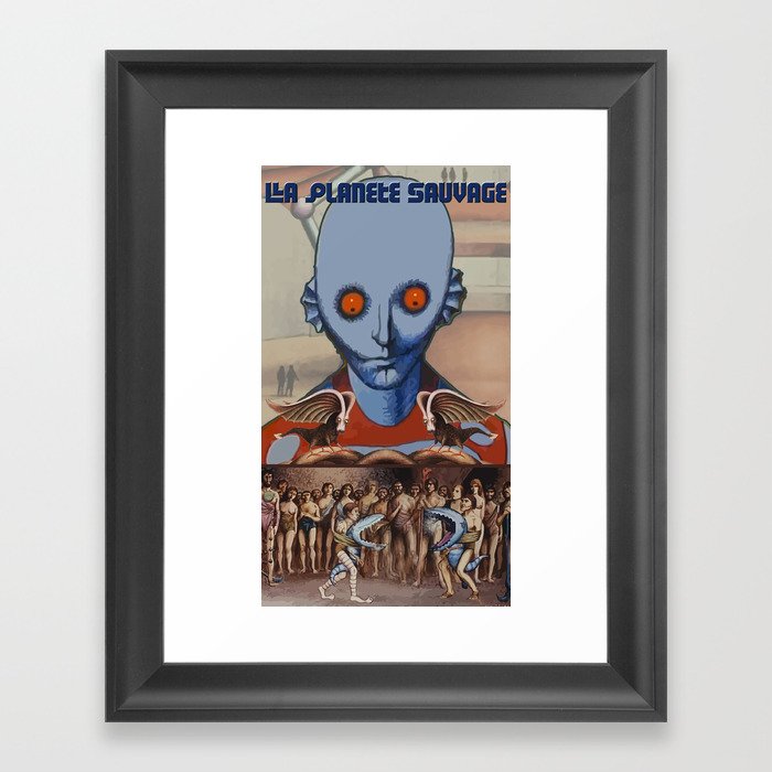 Le Planete Sauvage (Fantastic Planet) Reimagined  Framed Art Print