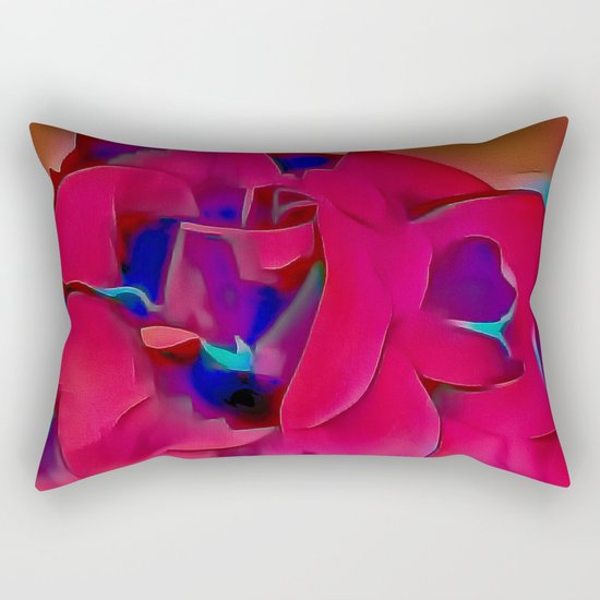 Red Rose Rectangular Pillow