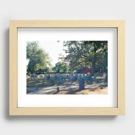 Salem Graveyard Recessed Framed Print