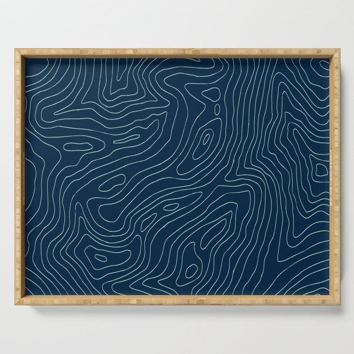TOPOGRAPHIC MAP 02 Serving Tray