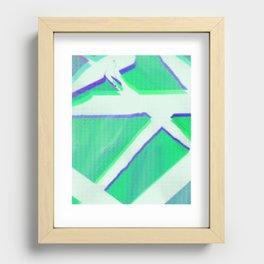 Abstract_vert1 Recessed Framed Print