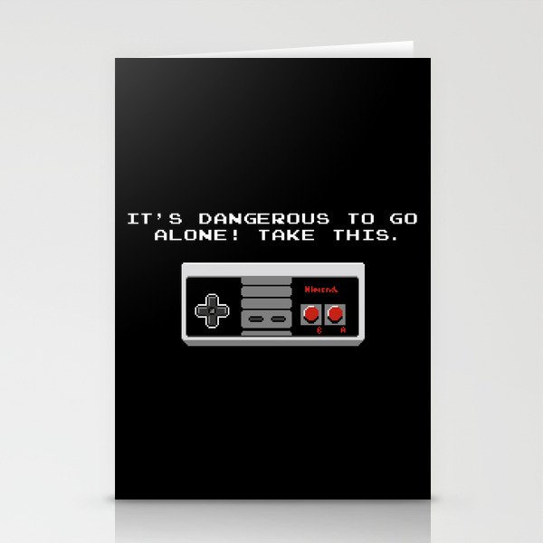 Its dangerous to go alone take this video game Stationery Cards