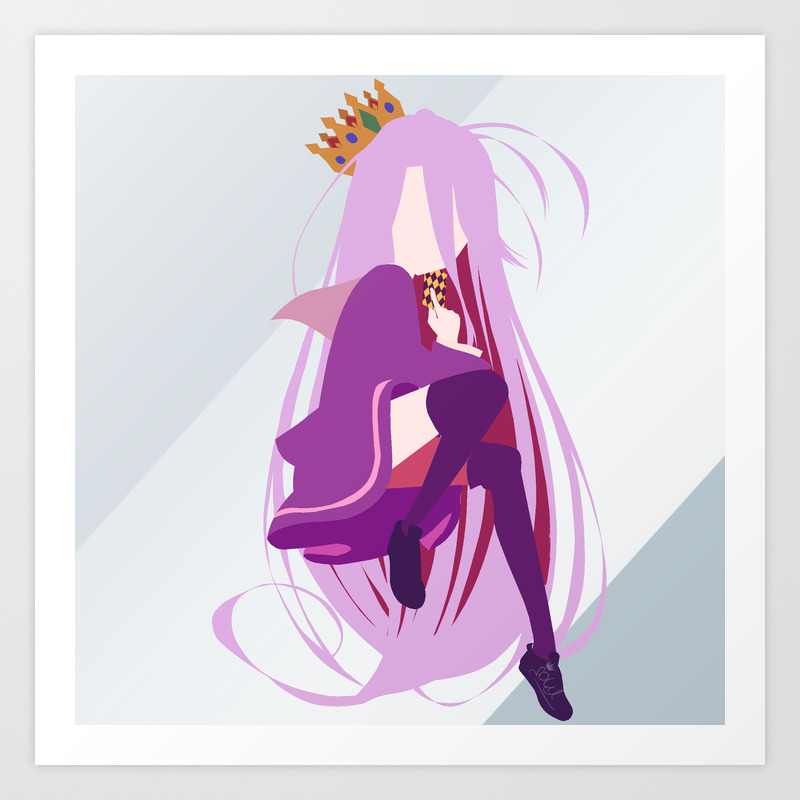 No Game No Life Shiro Art Print By Oxce Society6