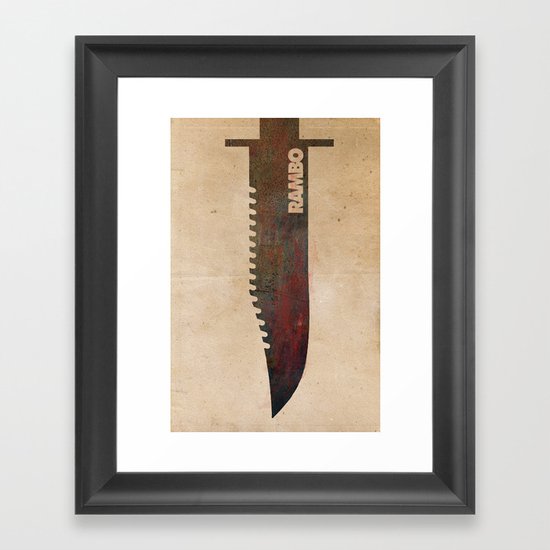 Rambo Framed Art Print