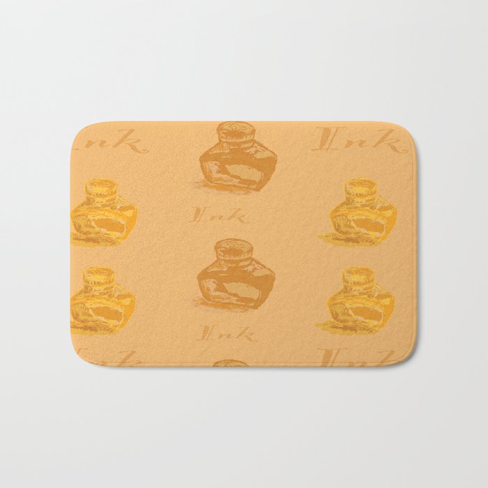 Inkwells Sepia Bath Mat