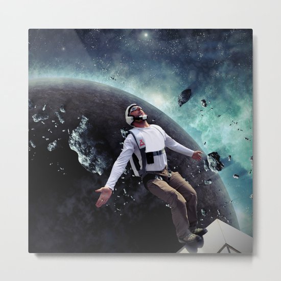Base Jump Metal Print