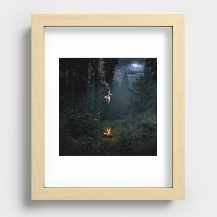 Druidess Recessed Framed Print