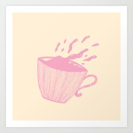 Spill the tea Art Print