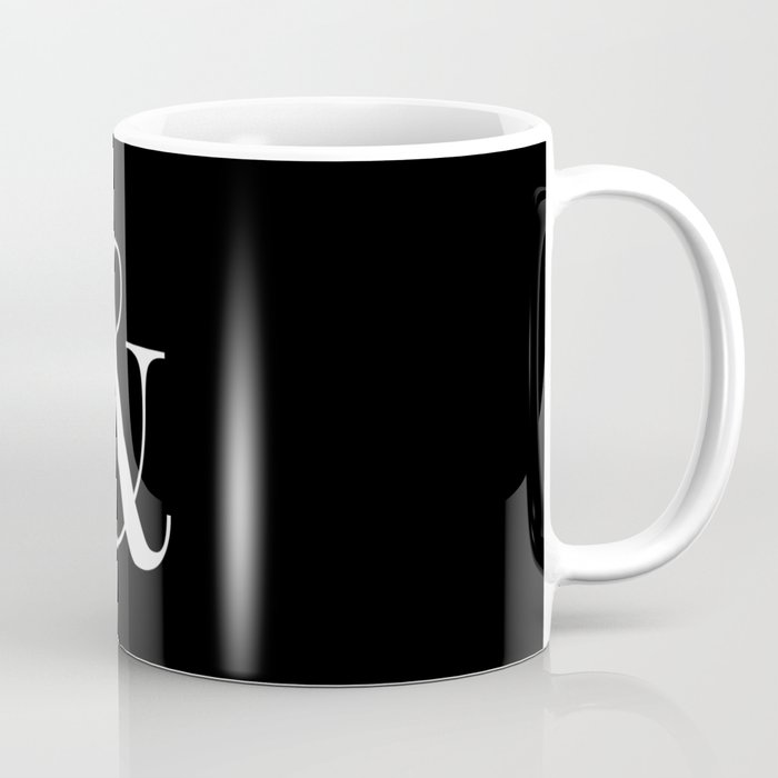 AMPERSAND B&W Coffee Mug