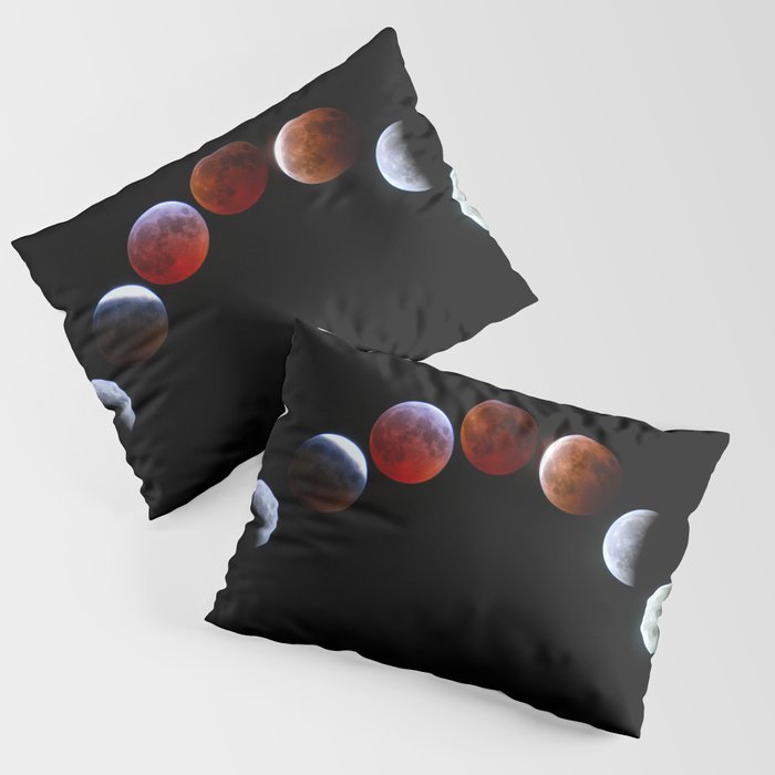 Moon Phases (Blood Moon) Pillow Sham