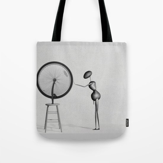 AntWoman & Duchamp's wheal Tote Bag