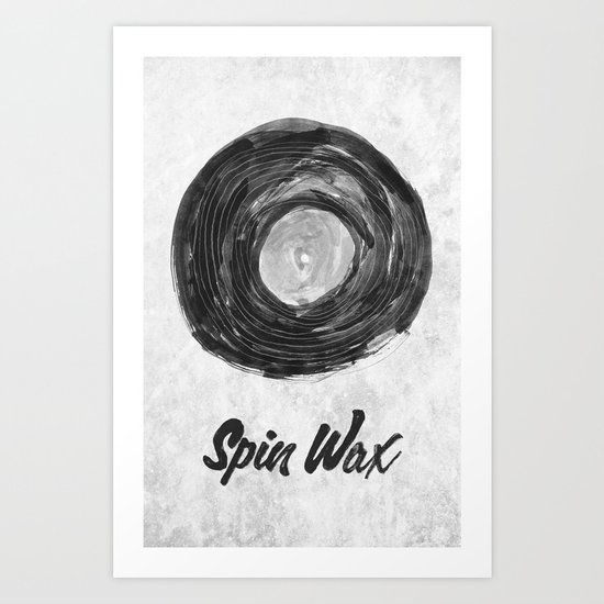Spin Wax Art Print