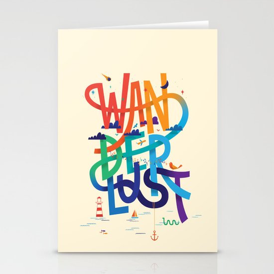 Wanderlust Stationery Cards