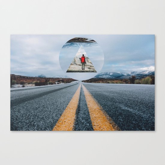 the road so far... Canvas Print