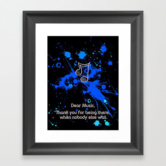 Music Framed Art Print