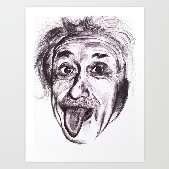 Einstein Art Print