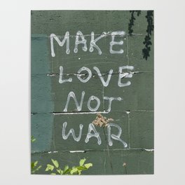 Make love not war Poster