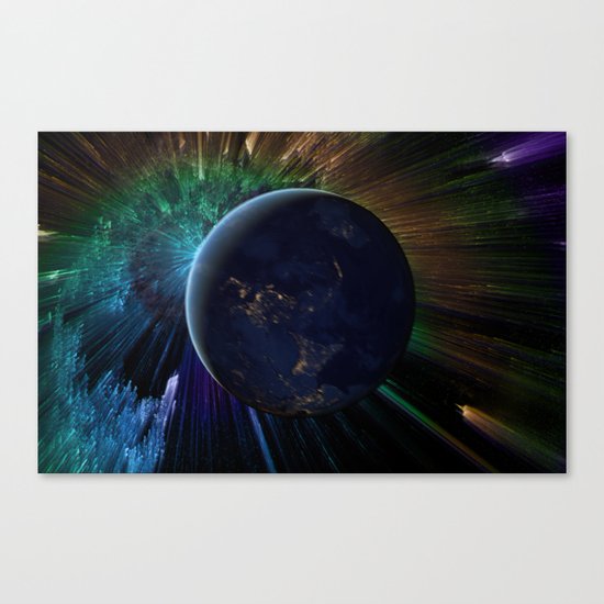 You Run to Catch Up With the Sun (But It's Sinking) Canvas Print